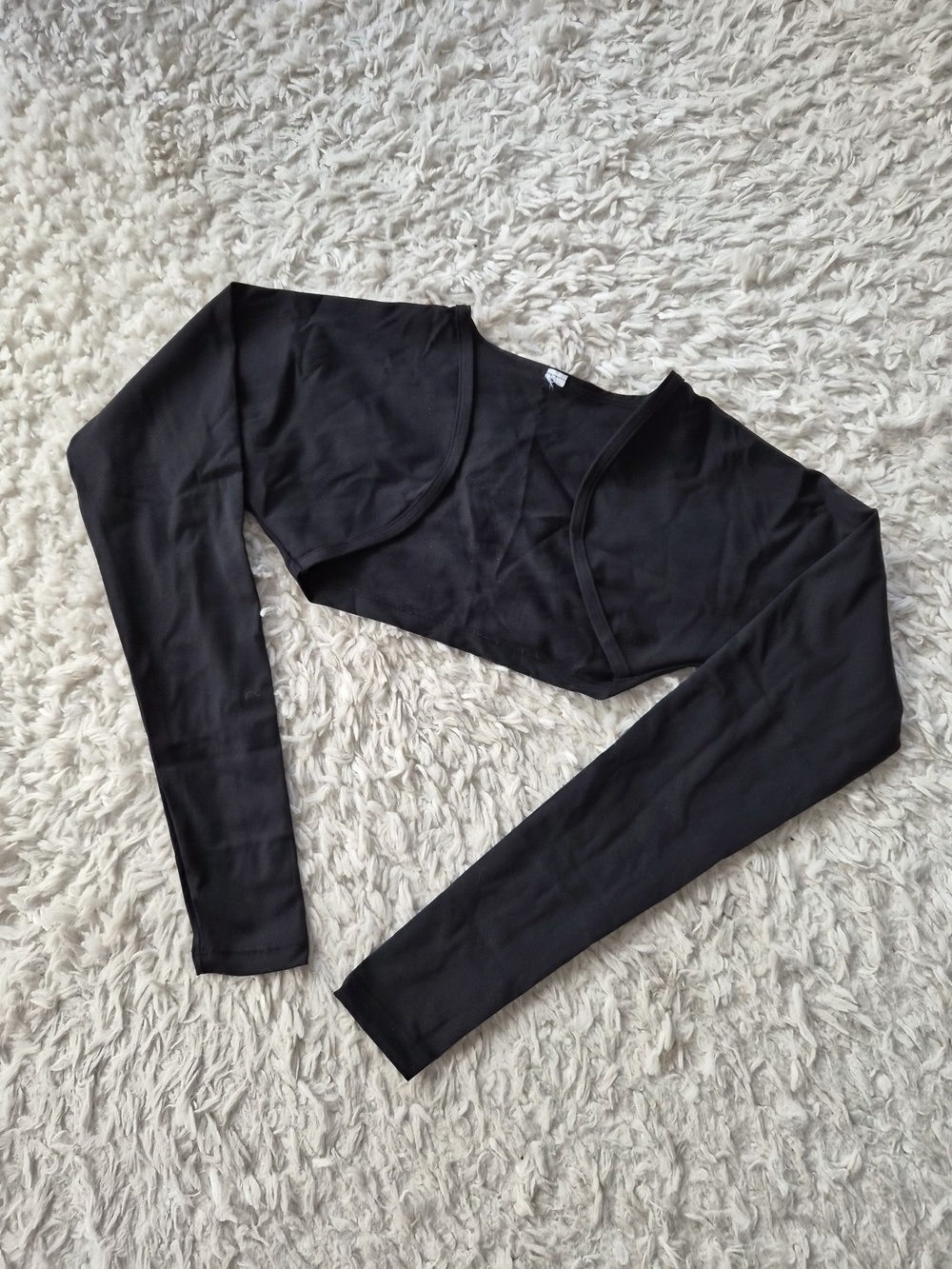 Forever 21 Black Long Sleeve Active Shrug Bolero Size XS